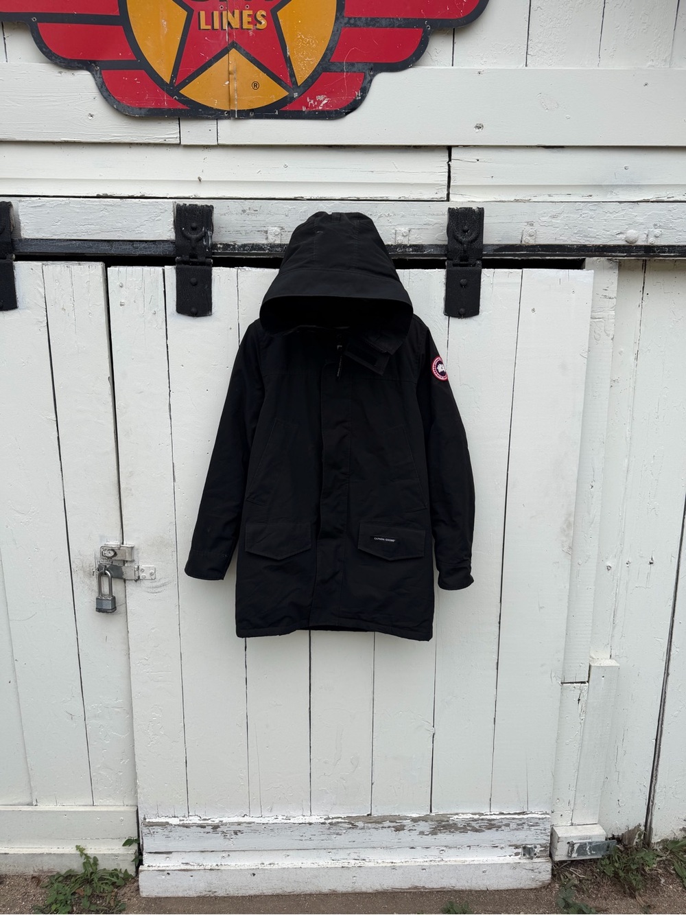 Canada Goose Black Hooded Puffer Parka
